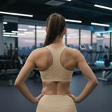 БЮСТИЕ "CROSS FIT" БЕЖОВО
